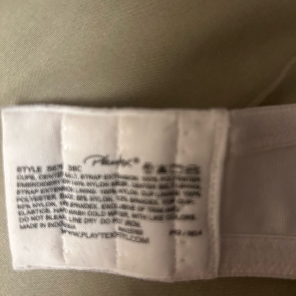 Playtex Secrets Feel Gorgeous Lace UW Bra Size 38C - Picture 4 of 5